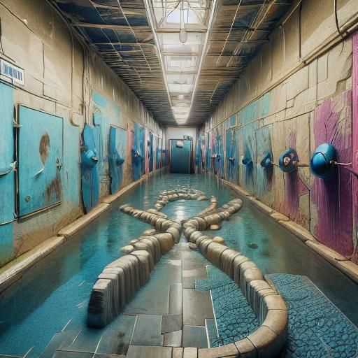 Surreal Potato Scream on Twisted Bridge