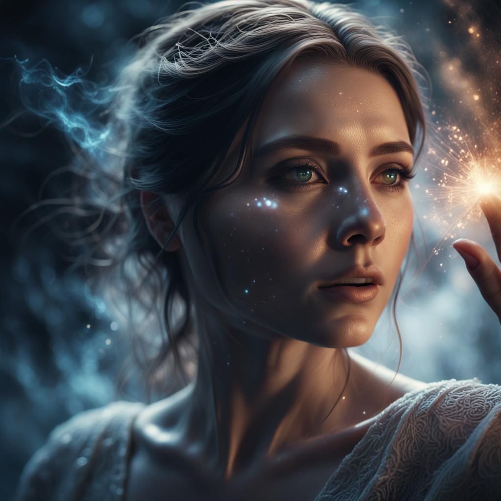 Mystical Realm Teleportation: Hyper-Realistic Cinematic Stil...