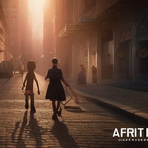 Clock Between Young and Old: 3D Game Art