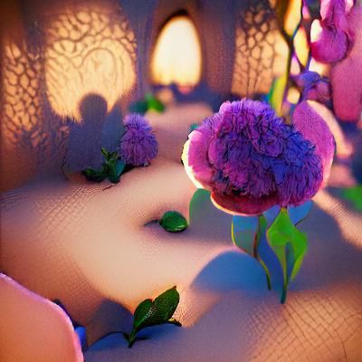 Secret Flower Garden: 3D Shading and Depth