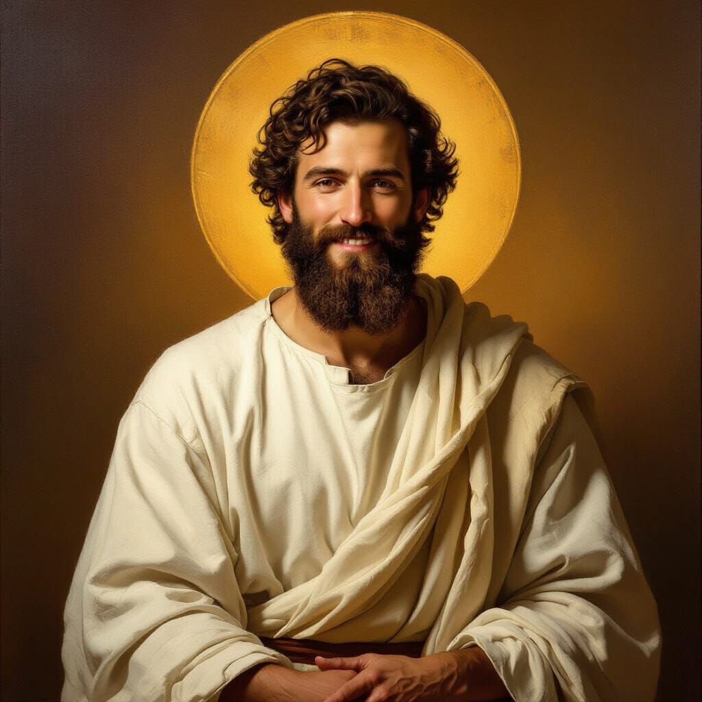 Serene Bearded Man in Renaissance Style