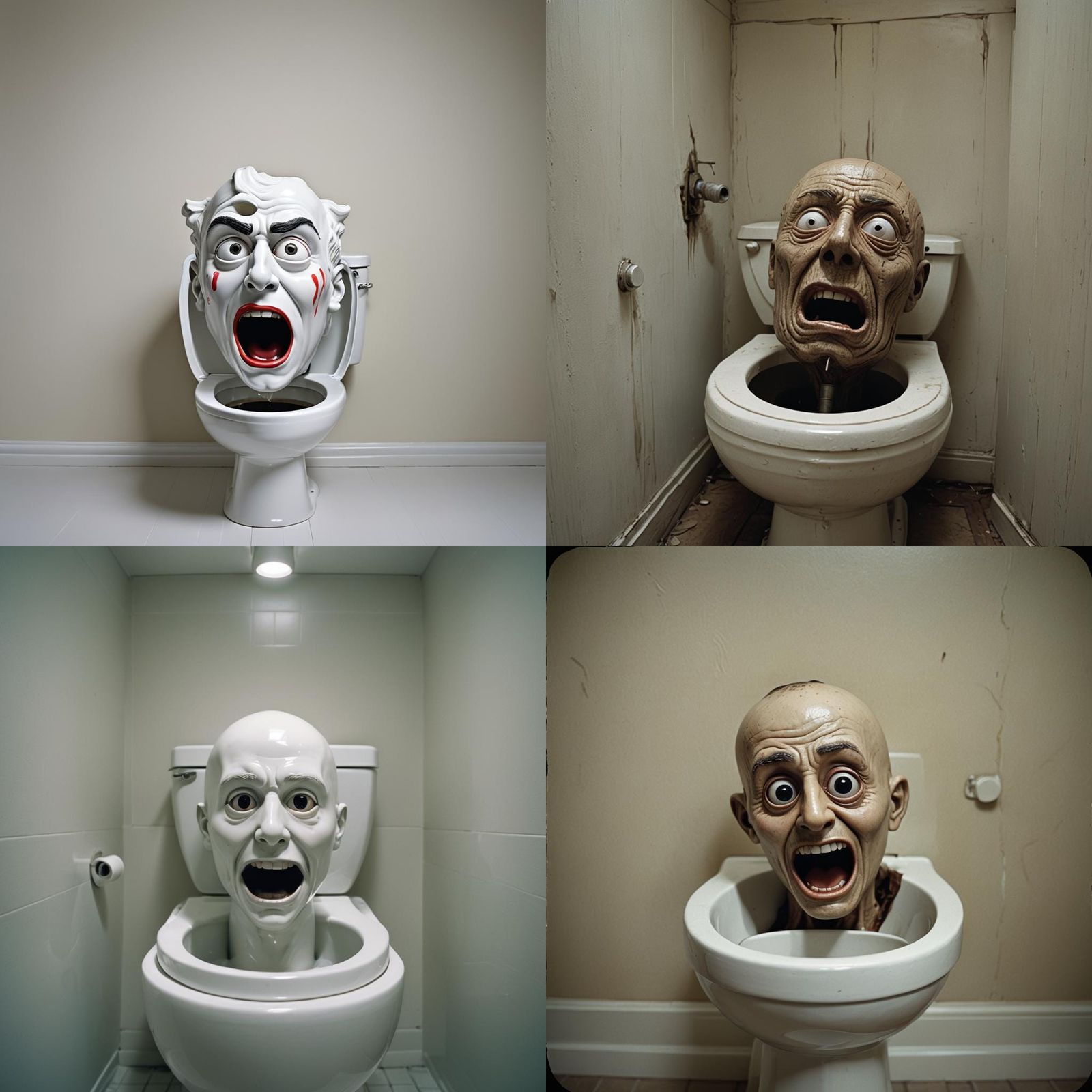Surreal Skibidi Toilet: A Bizarre Fusion