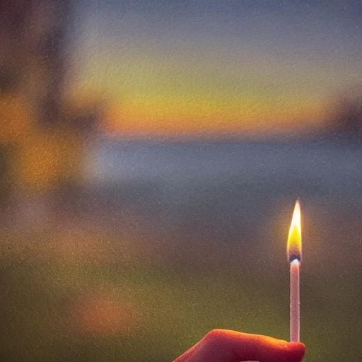 Transferring Candlelight on a Spring Evening: Impressionist ...