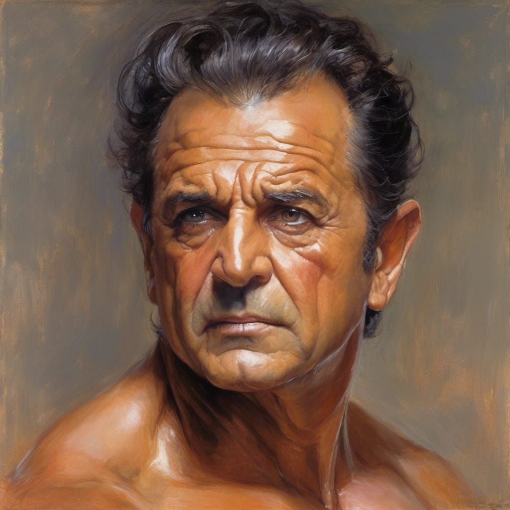 Intricately Detailed Portrait Inspired by Jose Royo and Bori...