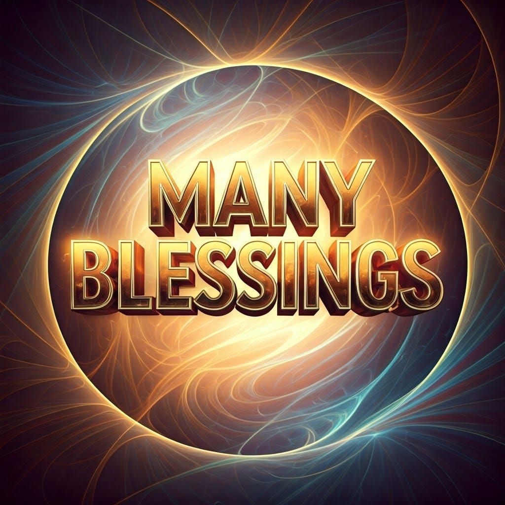 Ethereal Pastel Light: 'Many Blessings' in 3D