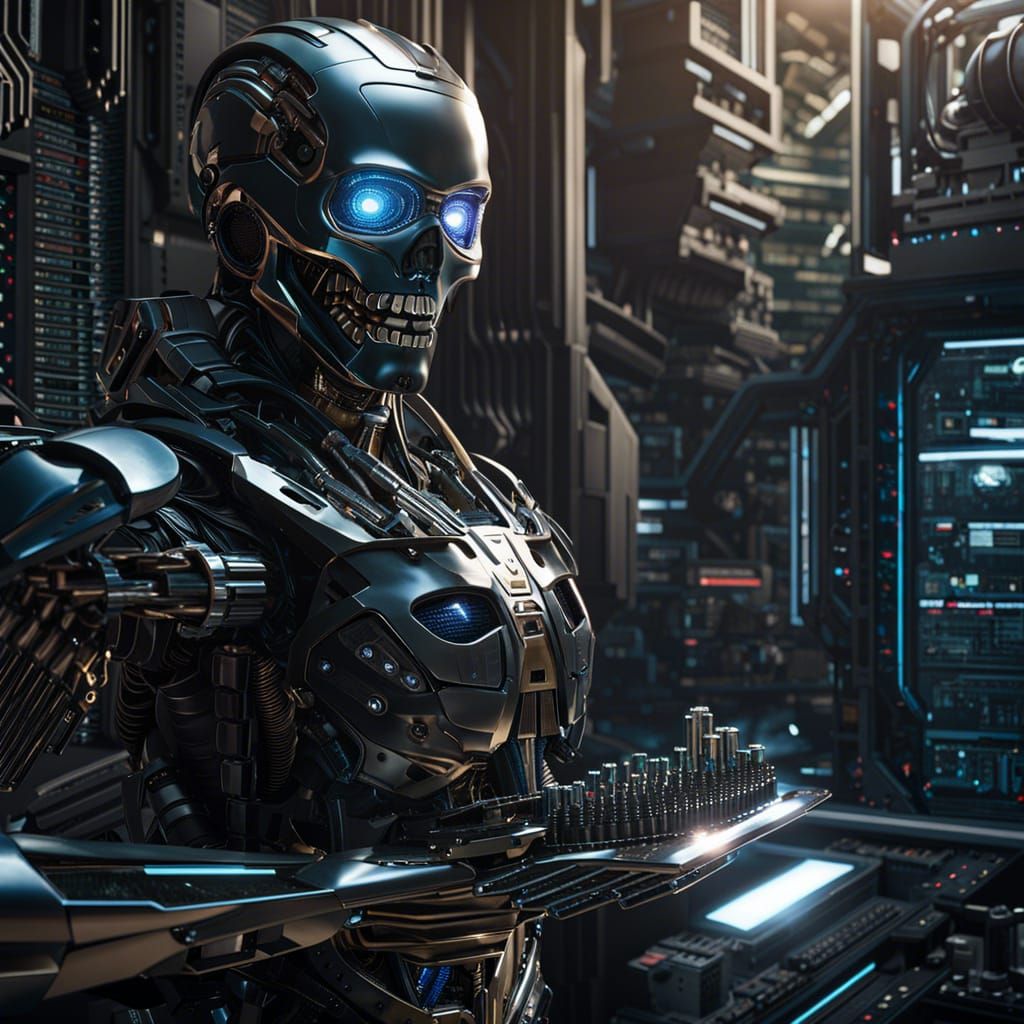 Skynet Wins Best Digital Art Trophy