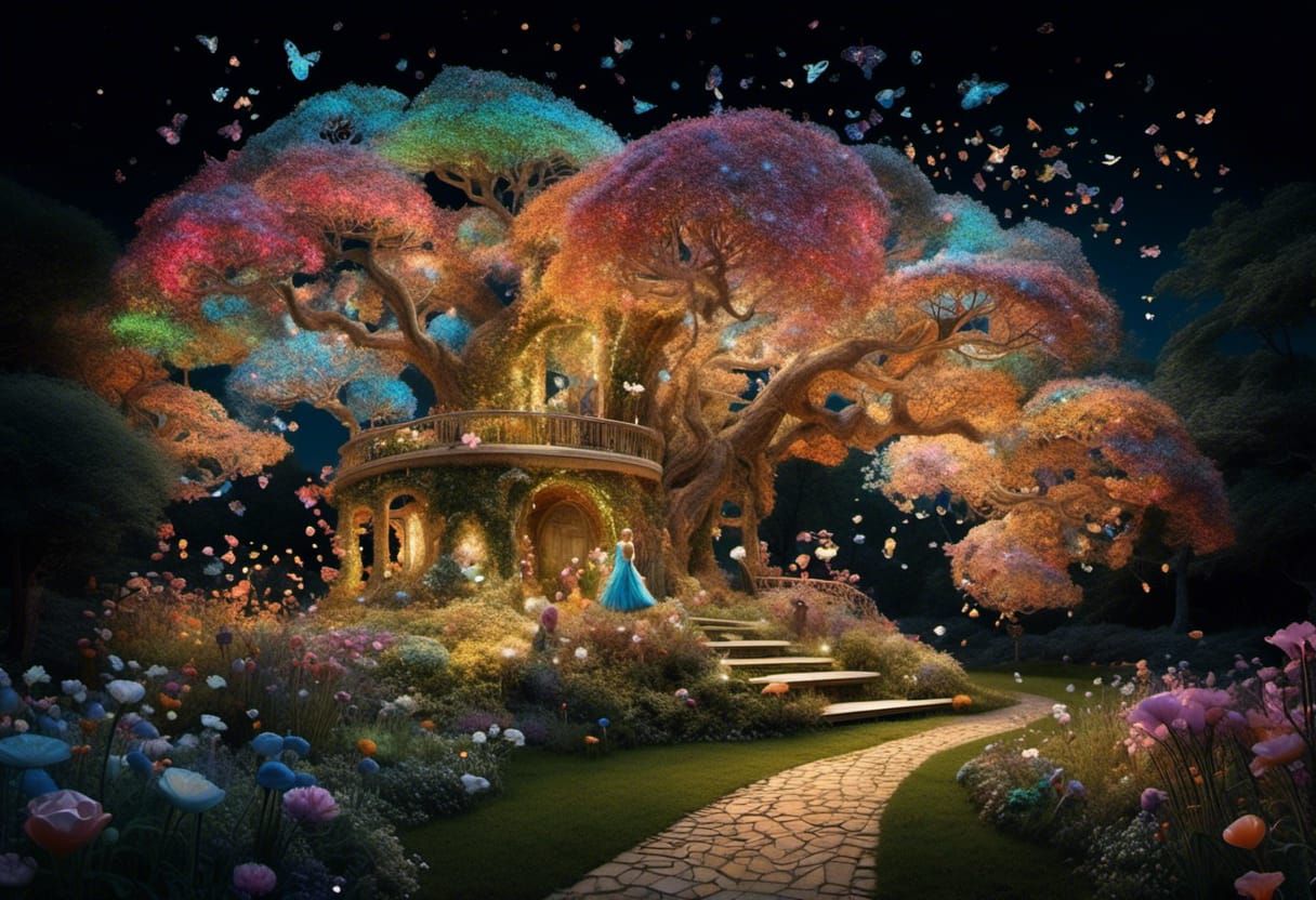 Glittering Fairy Garden Explosion