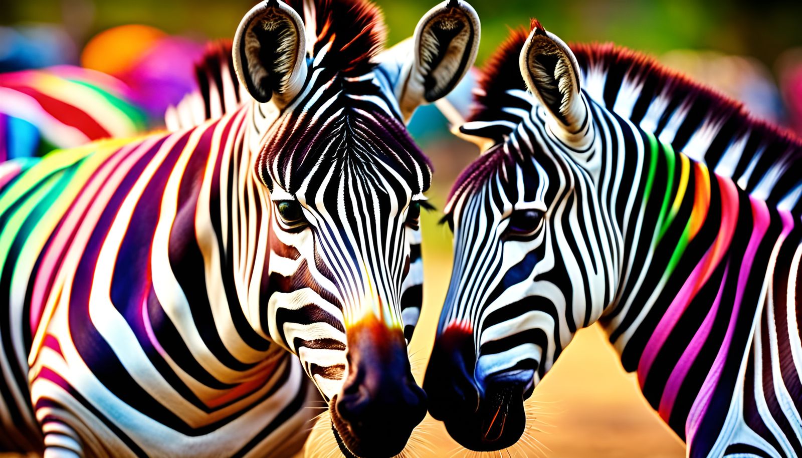 Coloured Zebras #01