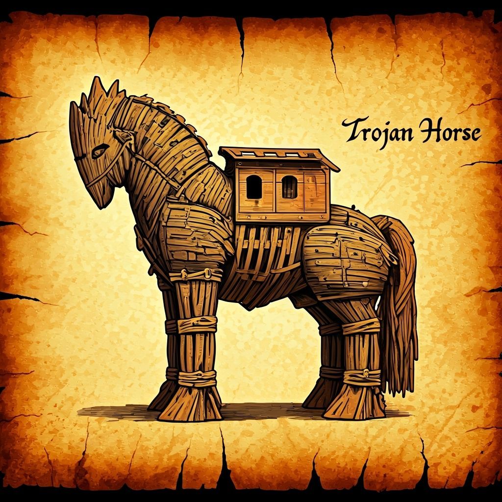 Trojan Horse Construction on Ancient Parchment