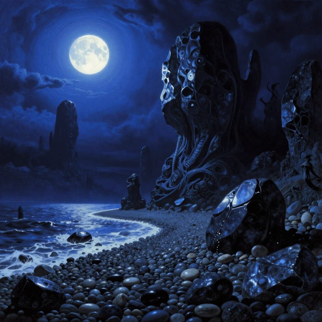 Soul Isles: Labradorite Beaches Under a Blue Sun