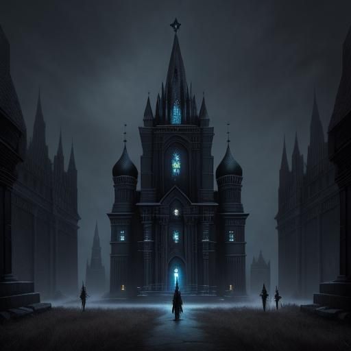 Dark Fantasy Pilgrimage Halt: Metal Album Art