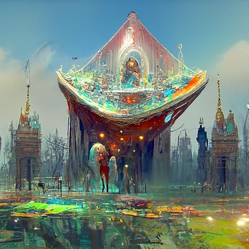 Alien Snow Olympics Inside Exoplanet Dome