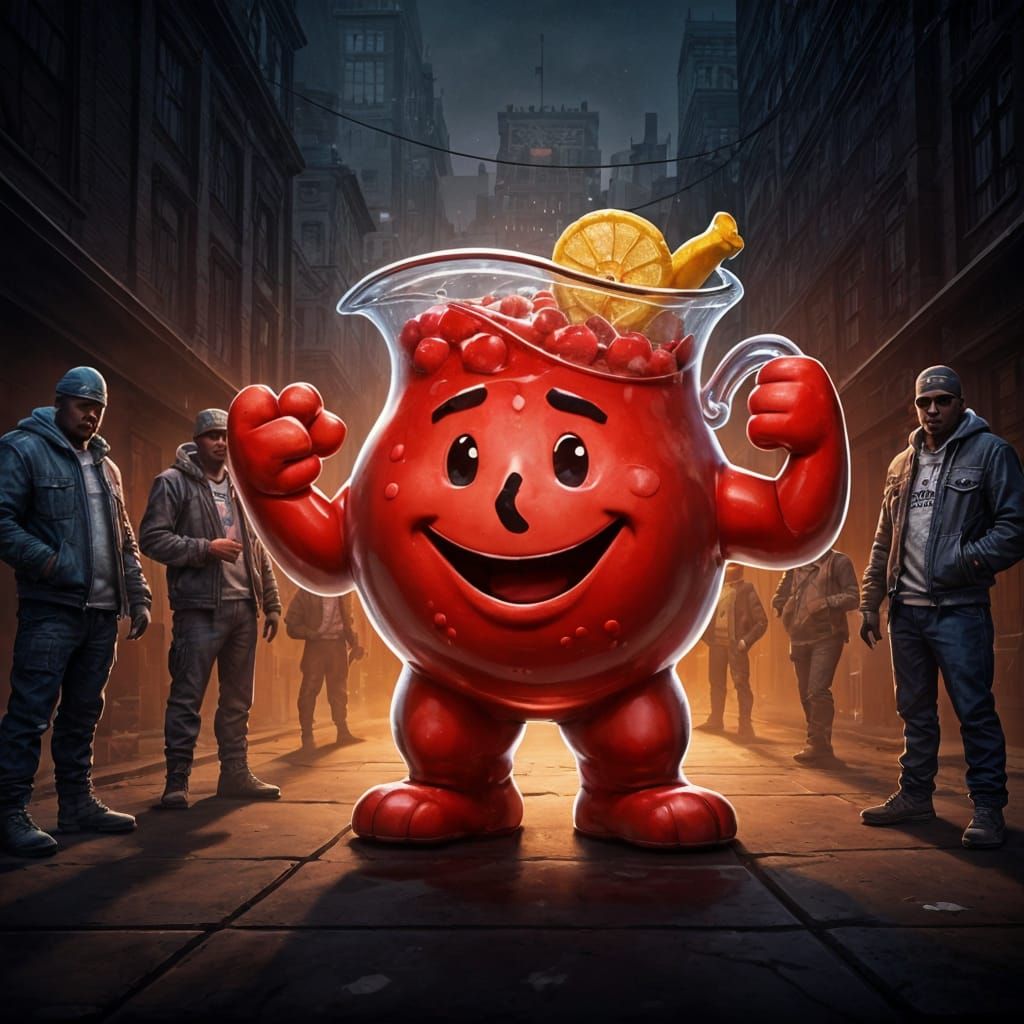 Kool-Aid Man Leads a Fantastical Gang in a Vibrant Unreal En...