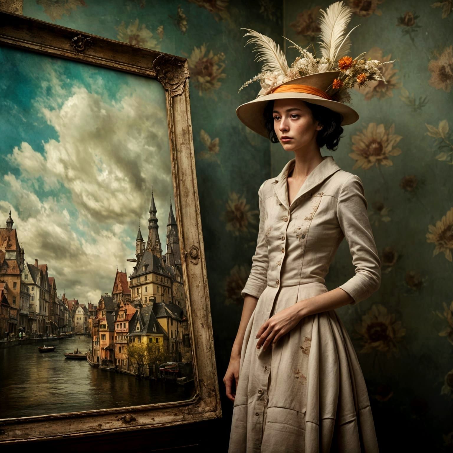 Polychromatic Abstract Blending Cycles in Matte Painting