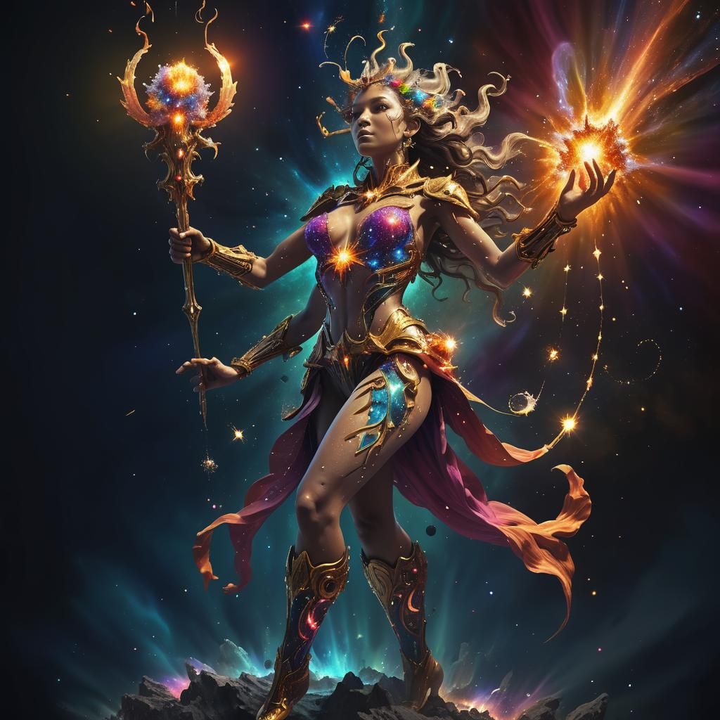 Exploding Star Cluster in a Plasma Maelstrom