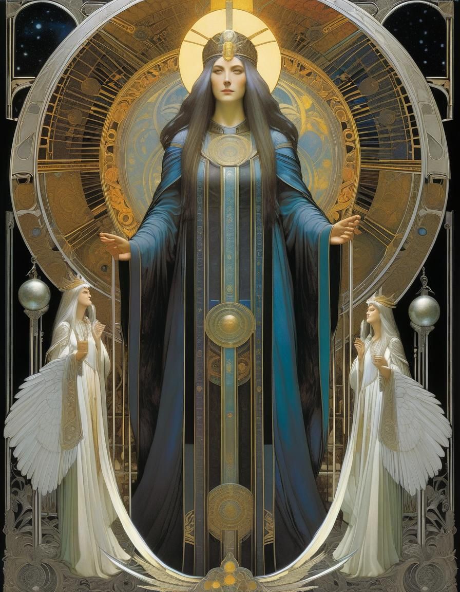02 High Priestess - Angels