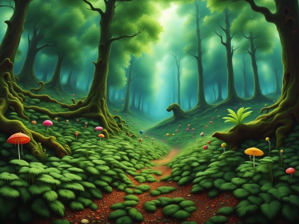 A Surreal Fantasy Realm in Chaos