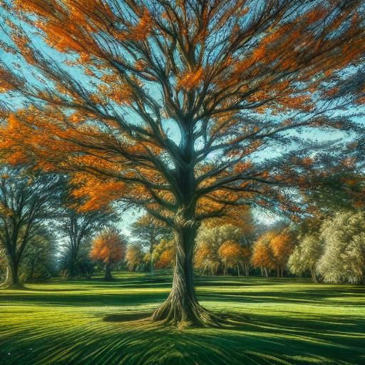 Chat Boxes on Tree Branches in Chalk Fantasy Style