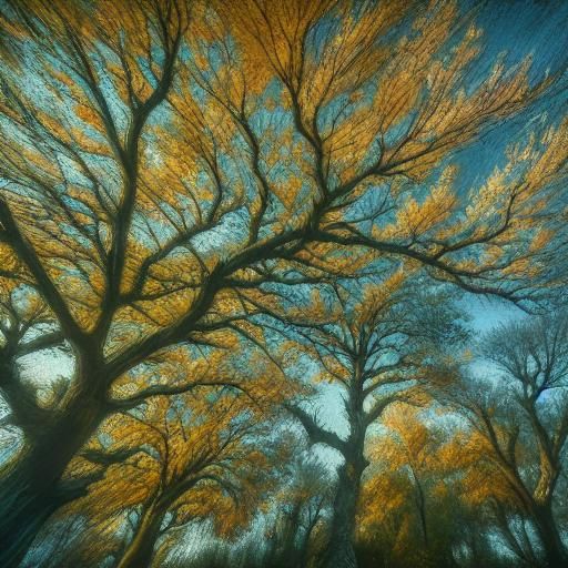 Chat Boxes on Branches in Chalk Fantasy Style