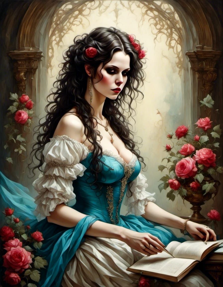 Enchanting Fairy Princess in Whimsical Painting Style