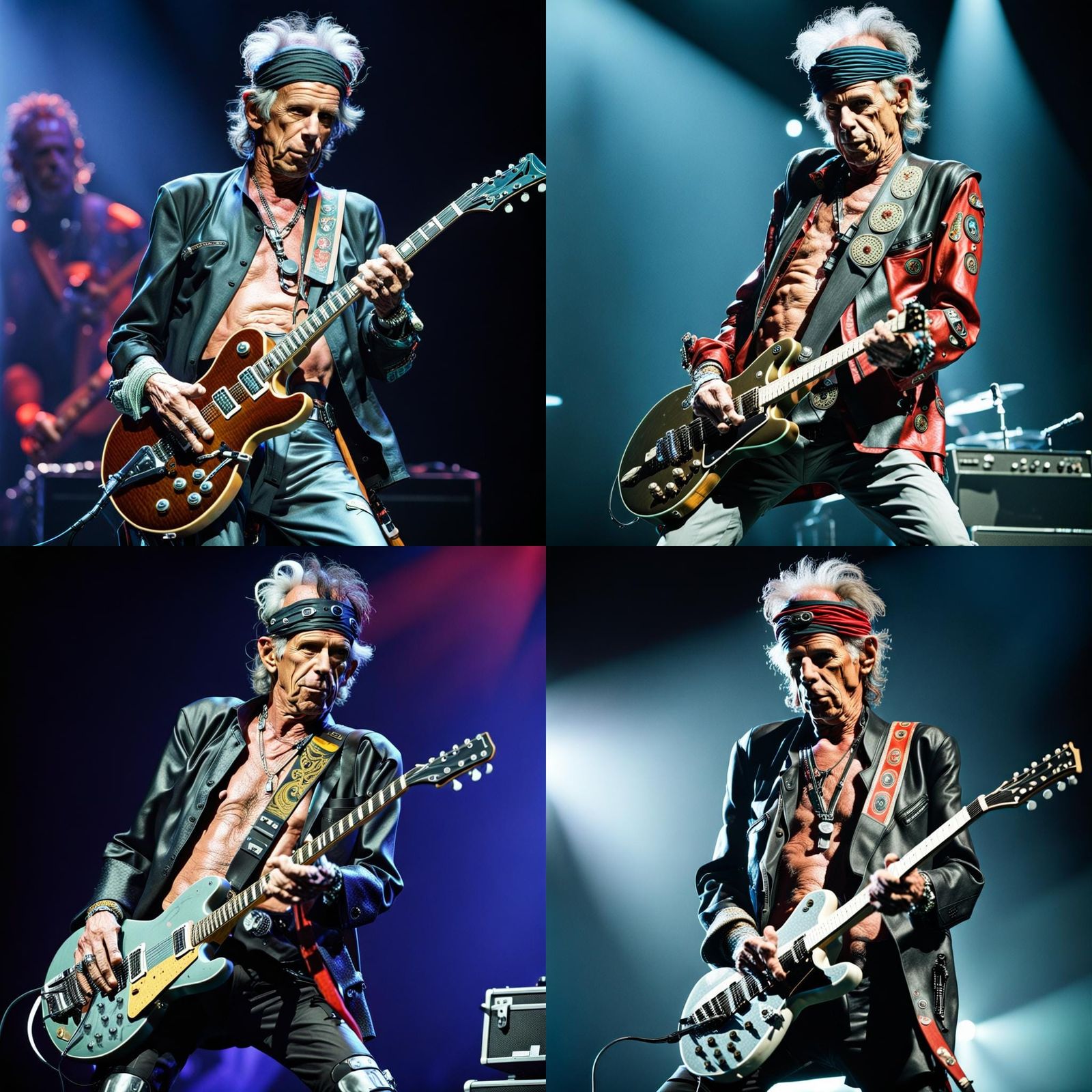 Cyberpunk Rockstar Cyborg Takes the Stage