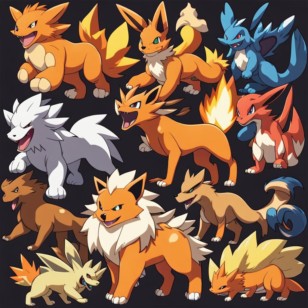 Fire-Type Pokémon Team: Arcanine, Charizard, and More
