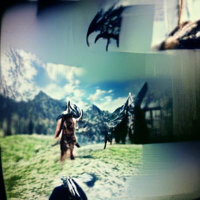 Skyrim Game Logo Minimalist Design