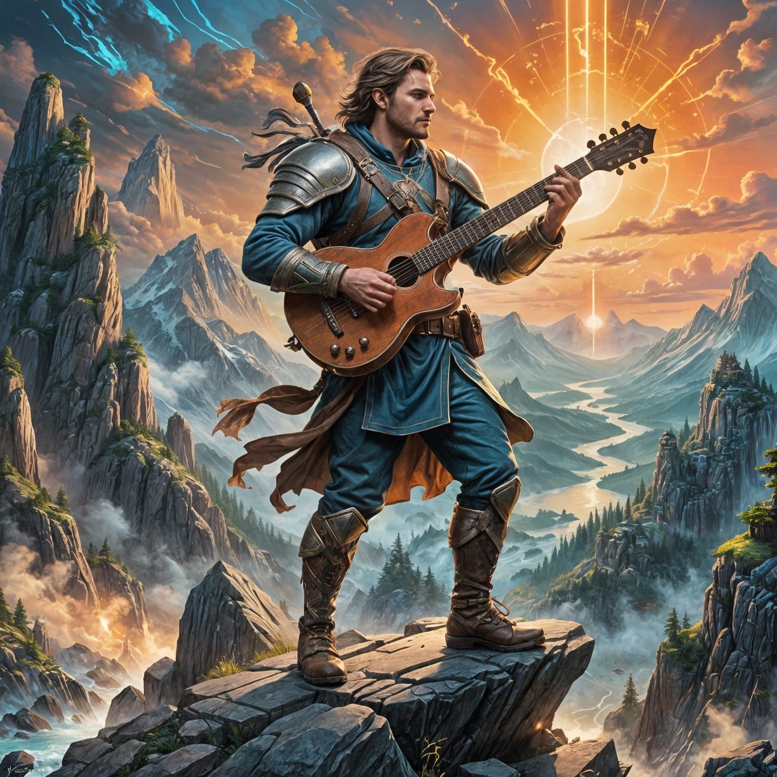 Mouse Adventurer Finn Sports Poster Illustration