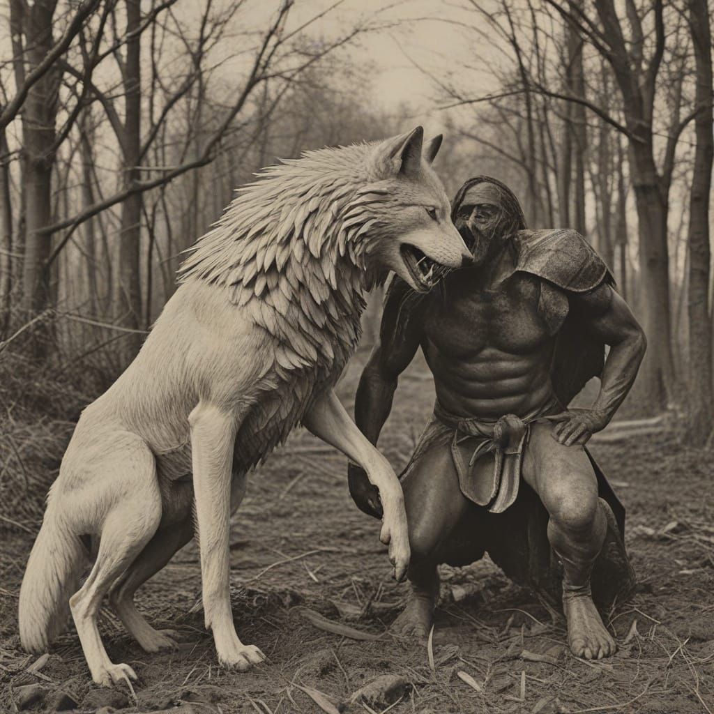 Chicken Torments Fox in a Dramatic Predator Prey Scene