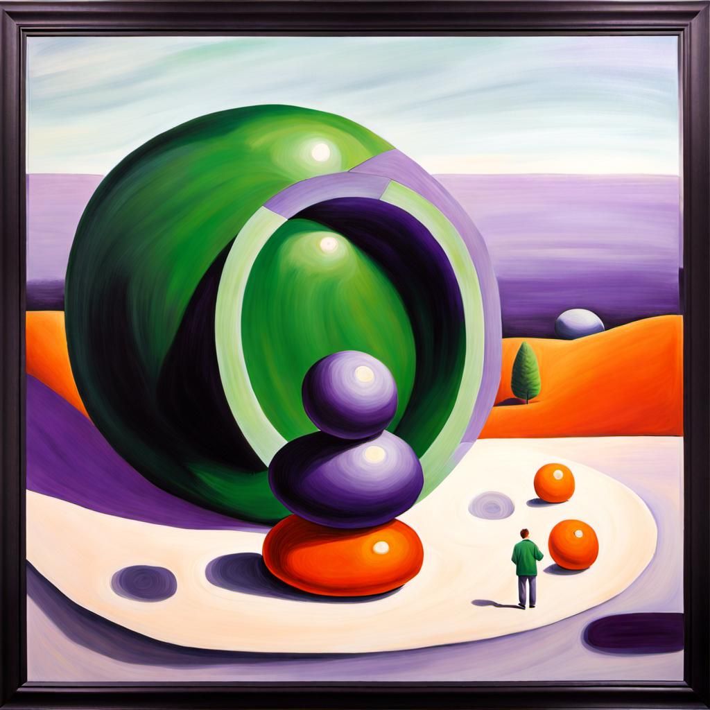 Surreal Painting: Asserting Patience in Vivid Colors