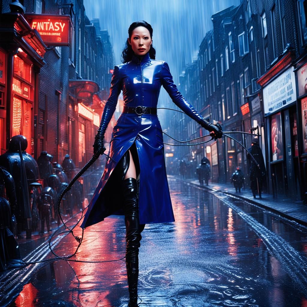 Fantasy Latex: Lucy Liu in Amsterdam, Digital Art