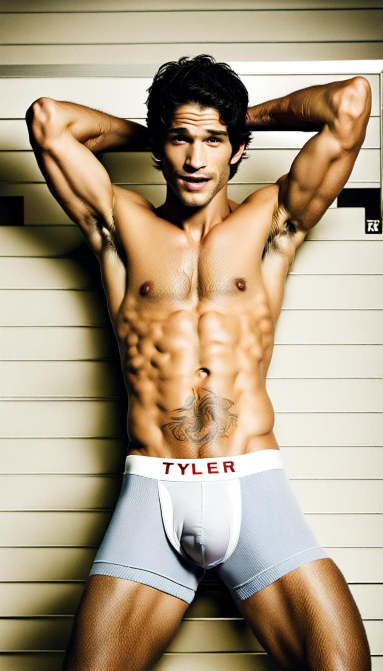 Tyler Posey in Underwear
