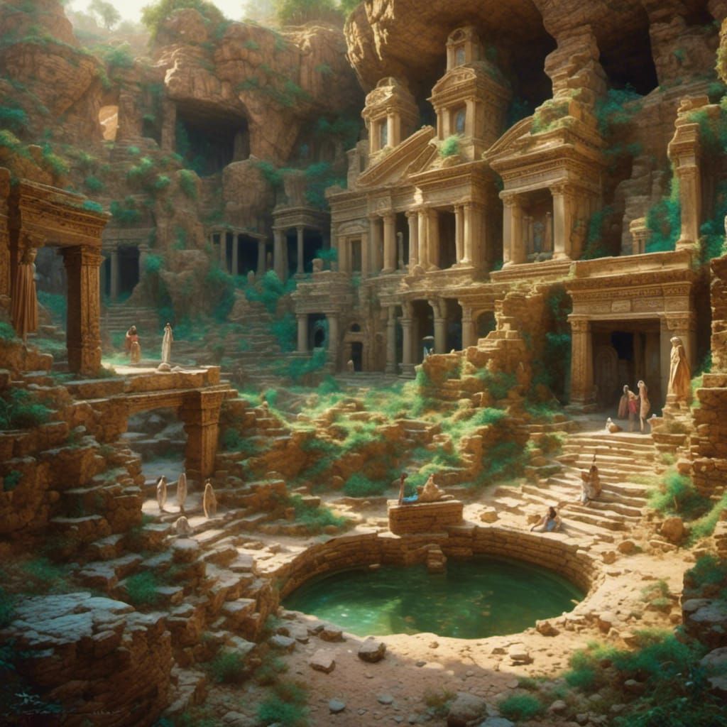 Archaeological Optical Illusion with Hidden Perspectives