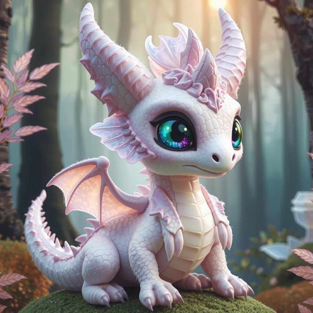 Rosebud, , a Smol Glitterflame Floof