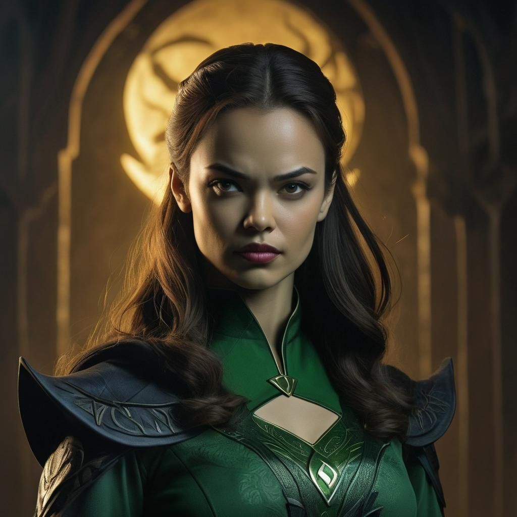 Talia al Ghul AI Portrait