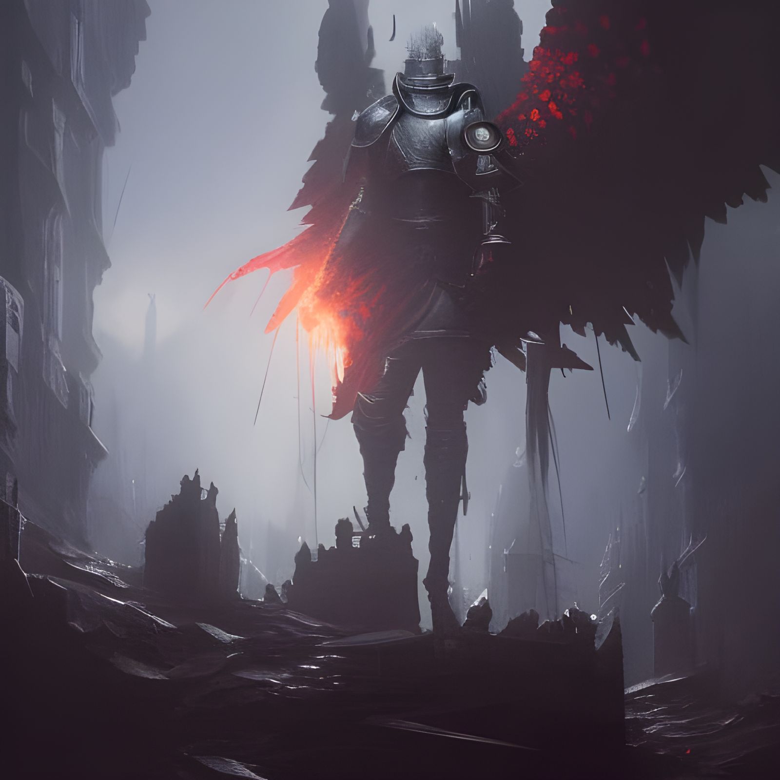 Dark Souls Masterpiece in Dark Fantasy Style