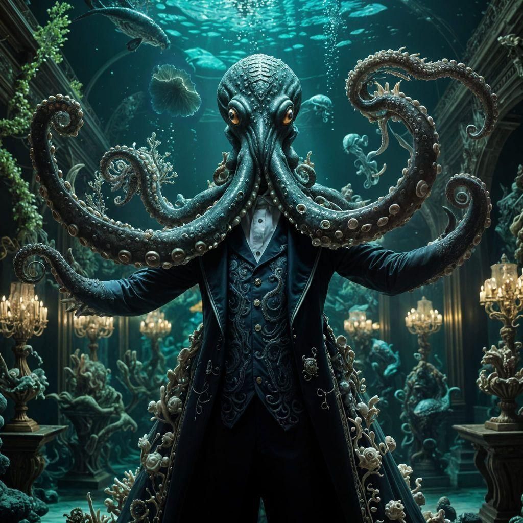 Abstract Ocean Water AI Image