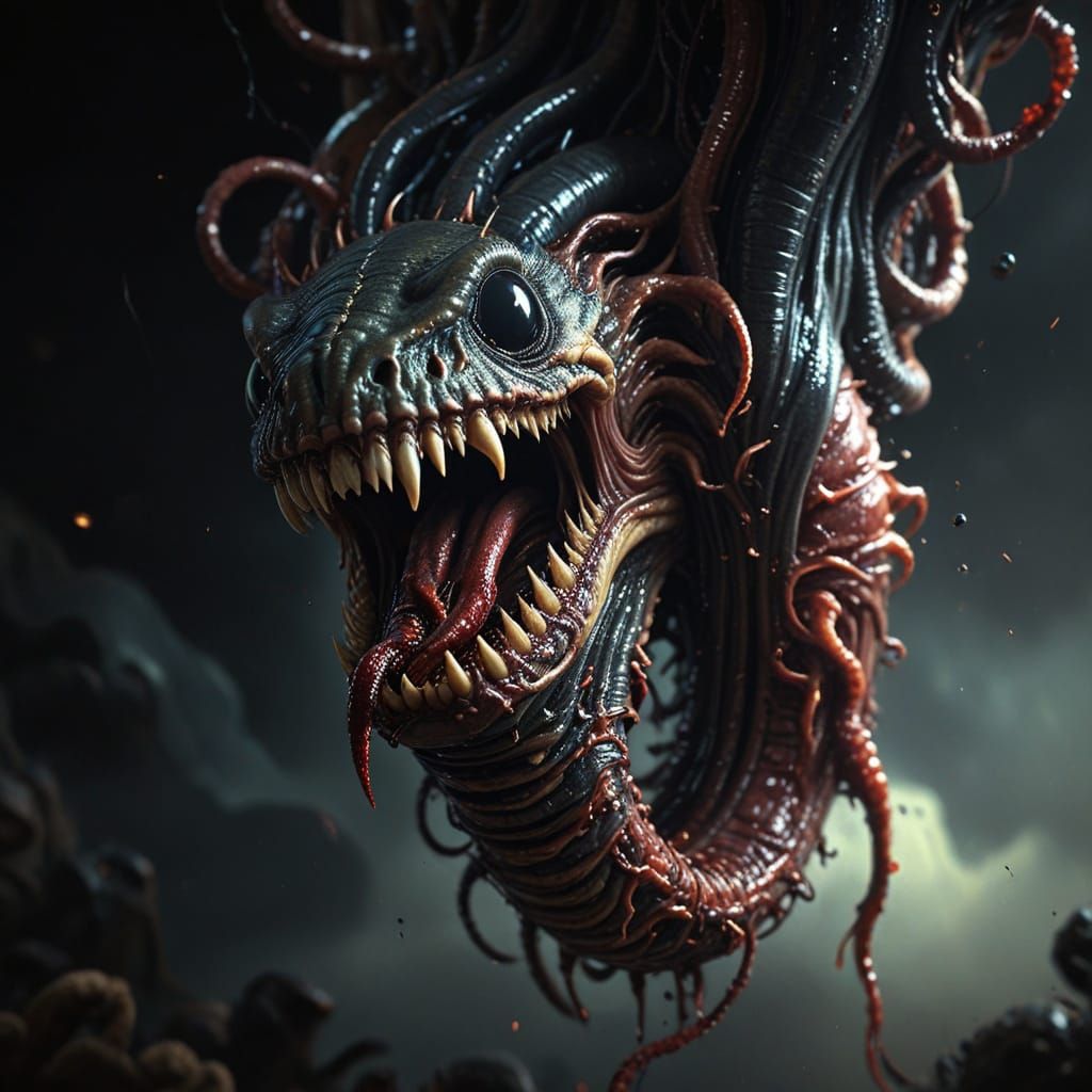 Lovecraftian Horror: Tapeworm Emergence