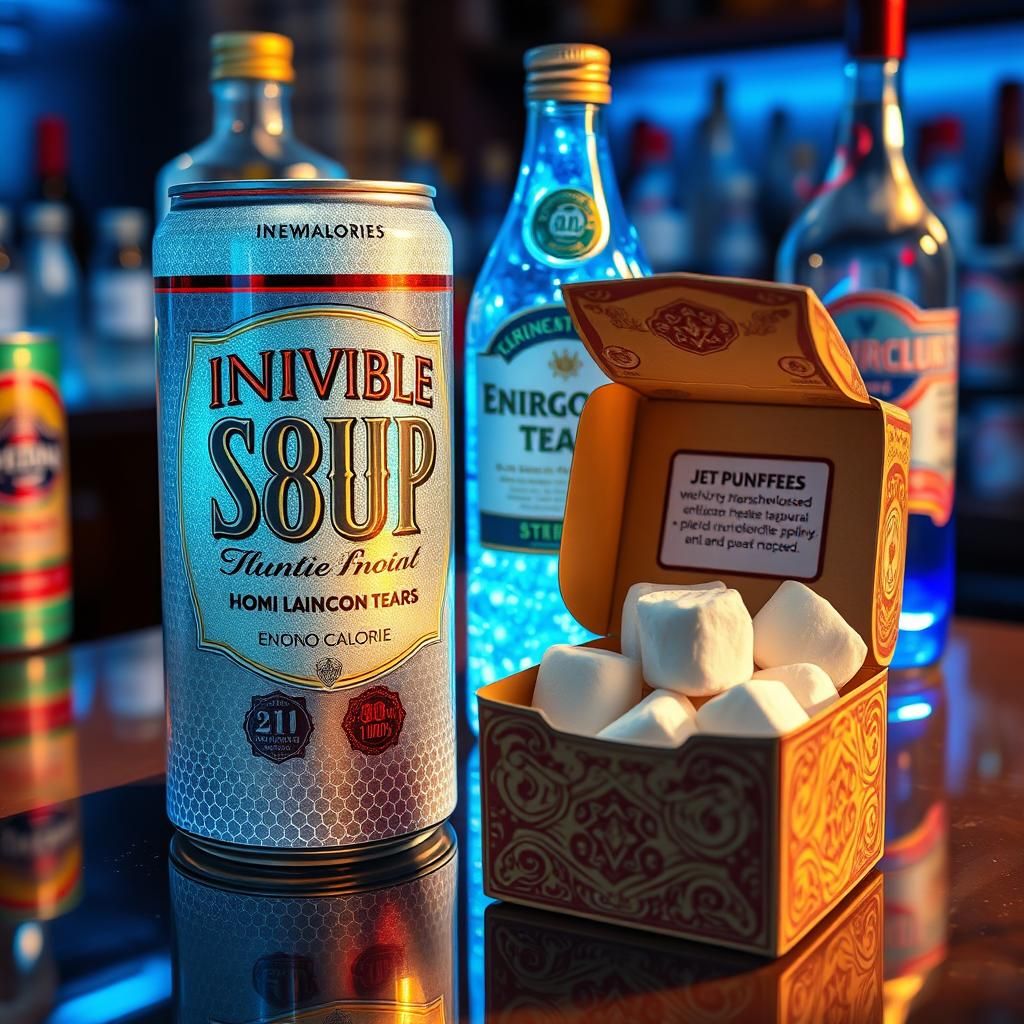 Hyperrealistic Food Product Photography with Luminescent Acc...