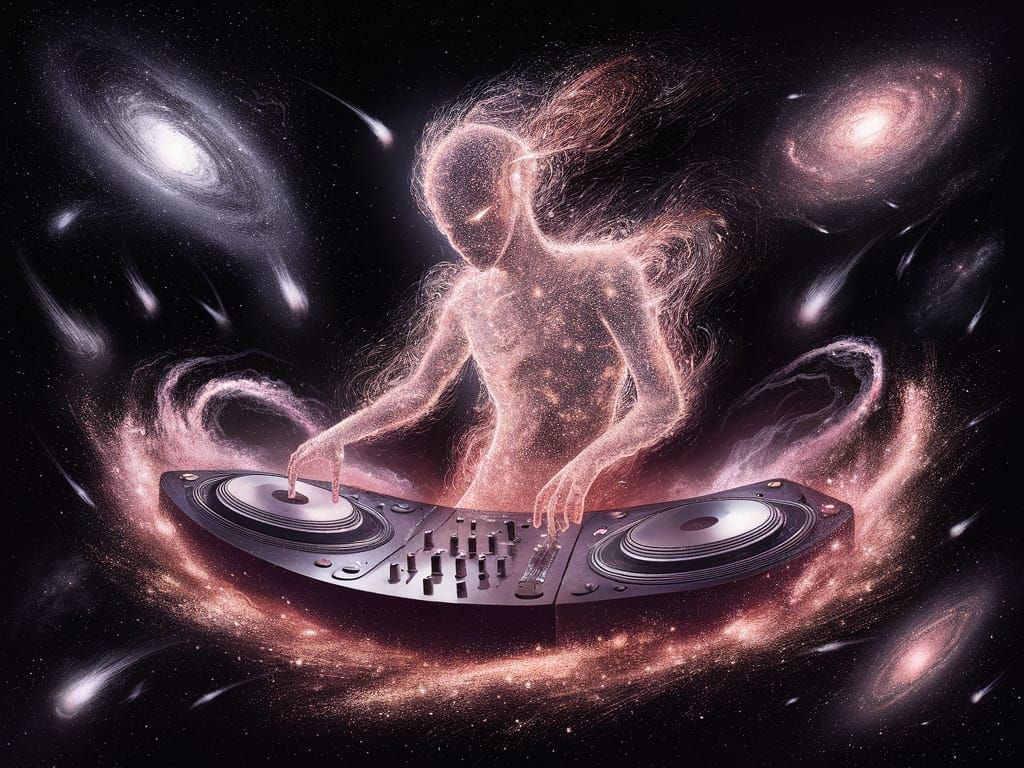 Cosmic DJ Mixes Music in Stardust Cluster