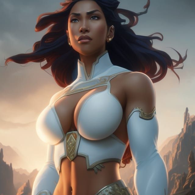 Voluptuous Avatar Korra: Dark Fantasy Concept Art
