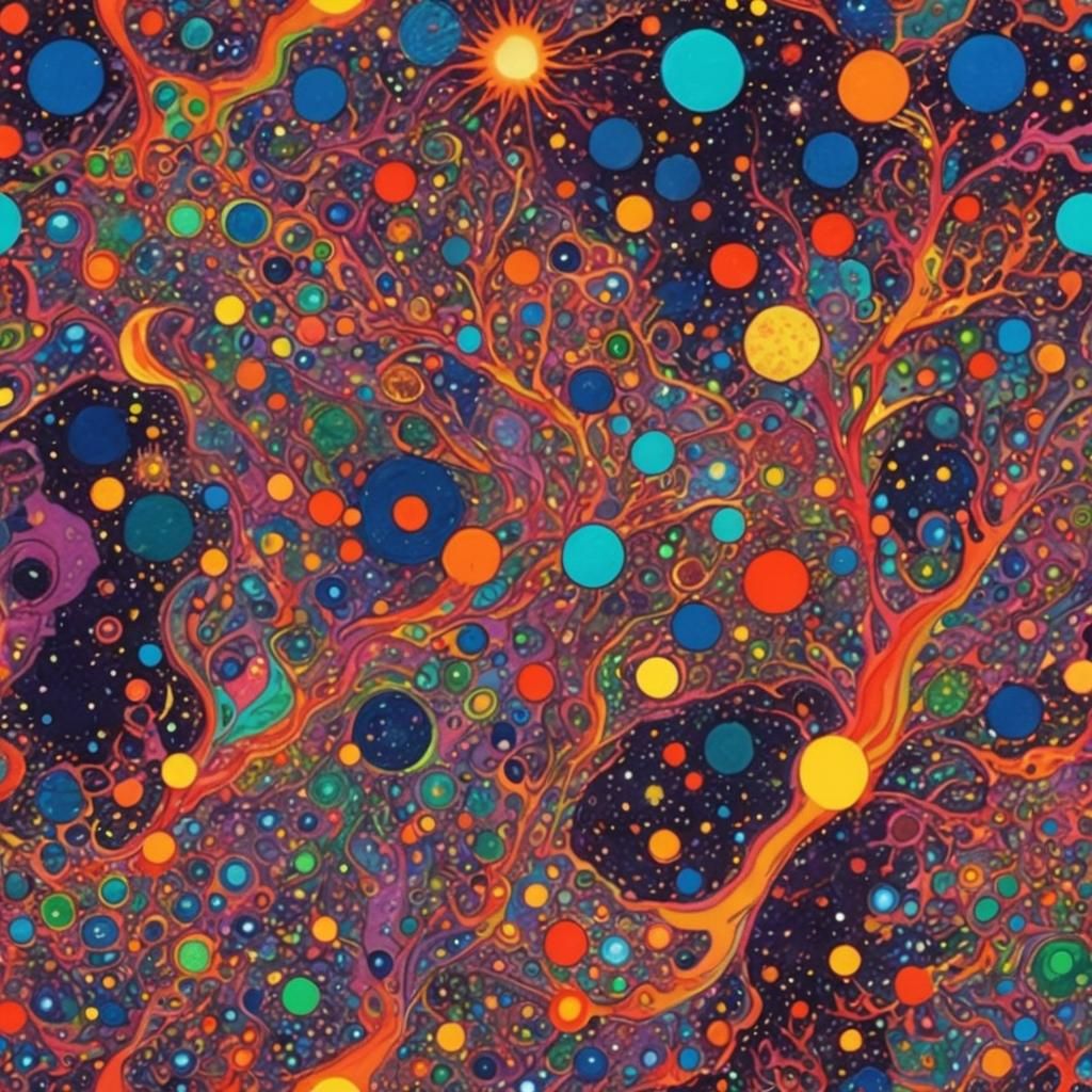 Psychedelic Universe in Brilliant Colors