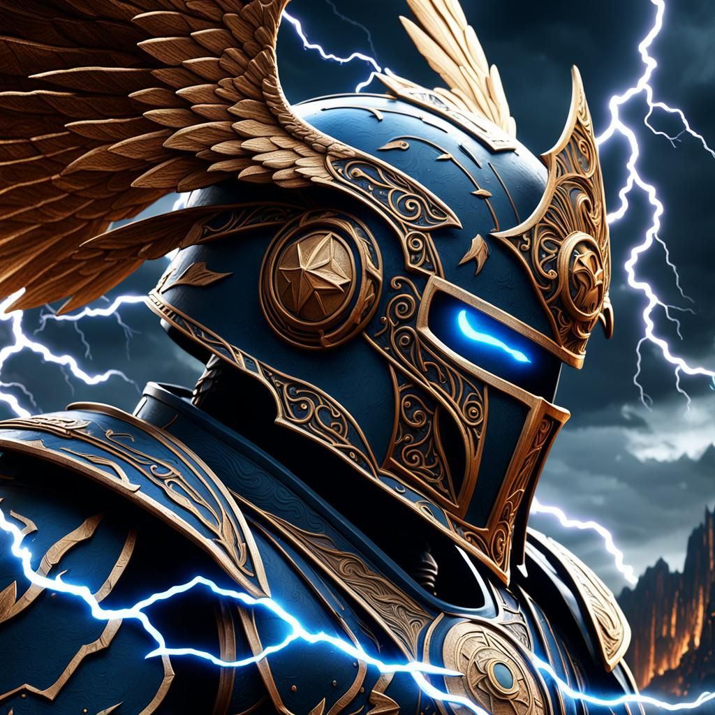 Thor, God of Lightning, Detailed Matte Painting