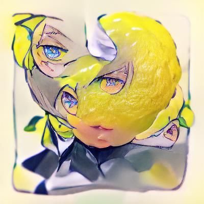 Vibrant Yellow Lemon Still Life
