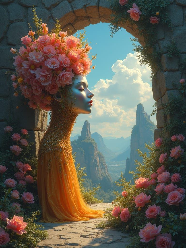 Animatronic Flux Capacitor With Flower-Head