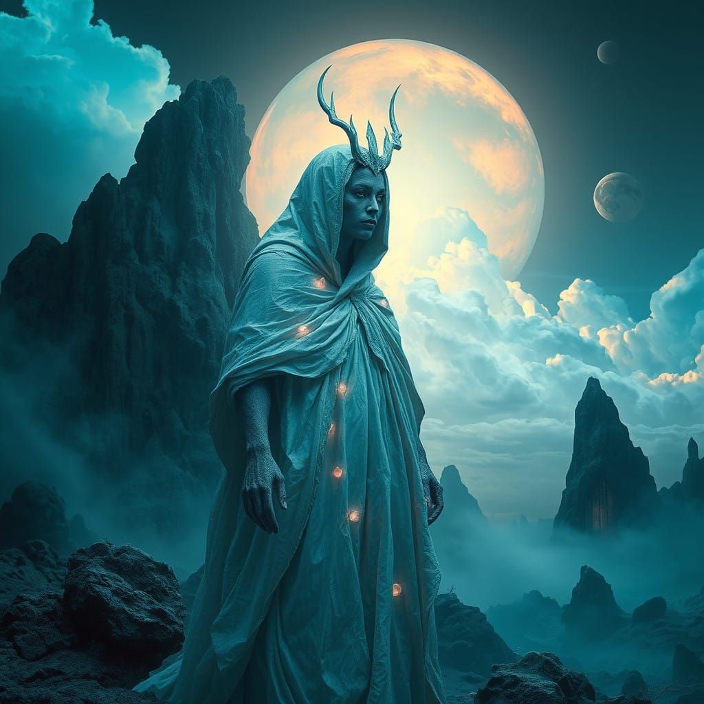 Ethereal Grakkalakkingrynkalink in Dreamlike Cosmic Landscap...