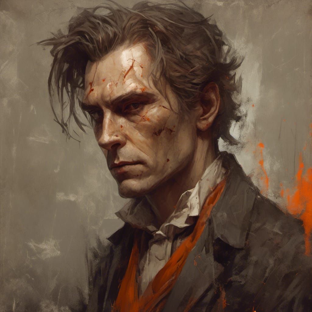 Macabre Portrait of German Man with Occult Connections