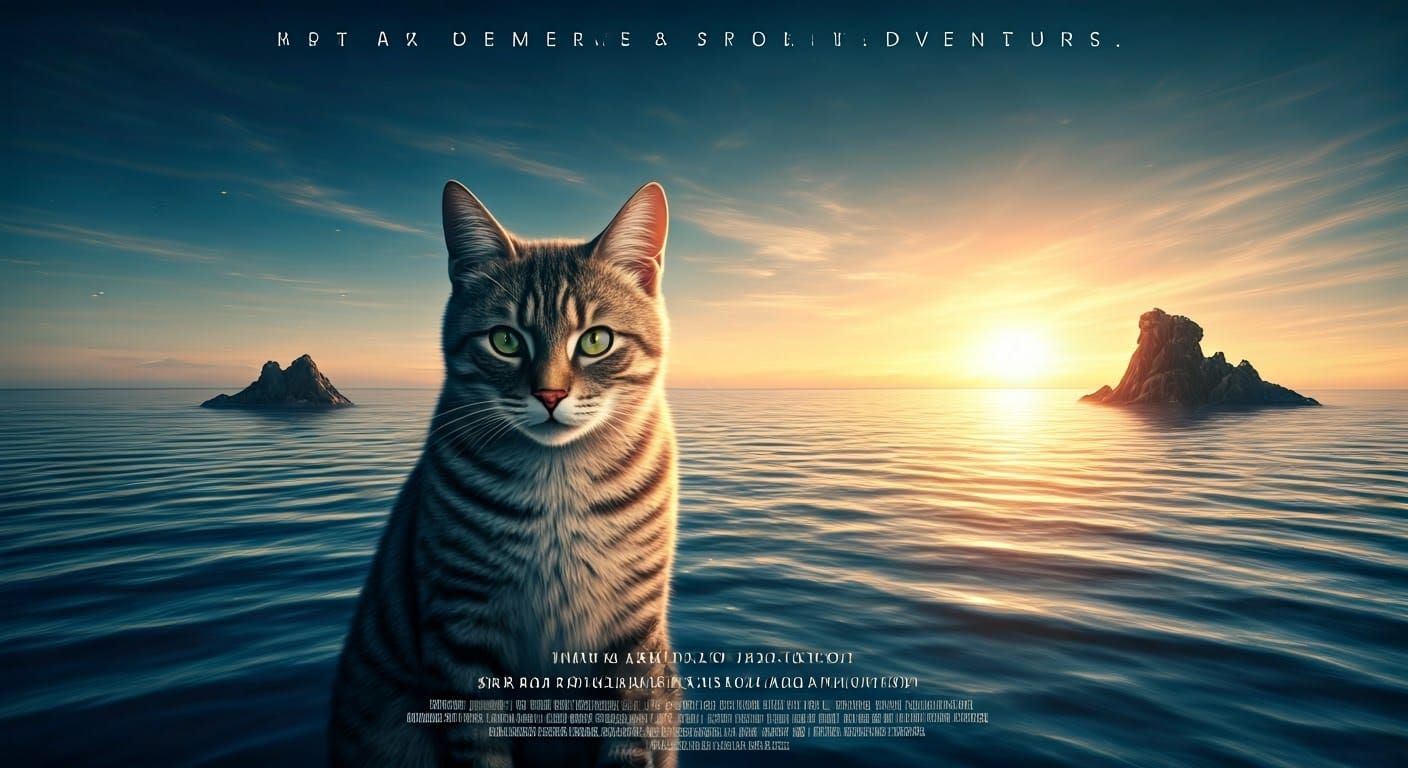 Cat Adventure: Fictional DVD Cover Design