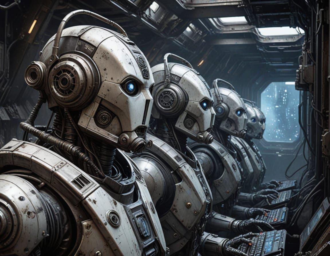 Cybermen Spacecraft in a Chaotic Asteroid Field