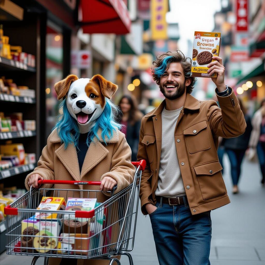 Elena and Luca's Cinematic Shopping Trip